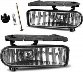 img 4 attached to AUTOSAVER88 Fog Lights Assembly Compatible With 2002 2003 2004 2005 2006 Cadillac Escalade 02 03 04 05 06 Escalade EXT 2003-2006 Escalade ESV Fog Lamps Replacement ,Clear Lens