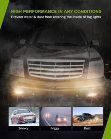 img 3 attached to AUTOSAVER88 Fog Lights Assembly Compatible With 2002 2003 2004 2005 2006 Cadillac Escalade 02 03 04 05 06 Escalade EXT 2003-2006 Escalade ESV Fog Lamps Replacement ,Clear Lens