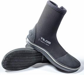 img 4 attached to 👢 Tilos TruFit Scuba Dive Boots: Truly Ergonomic Scuba Booties, 3mm Short, 3mm Titanium, 5mm Titanium, 5mm Thermowall, 7mm Titanium