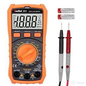 img 4 attached to Ruoshui Digital Multimeter: Portable True RMS 2000 Counts Ohmmeter with LCD Backlight Display