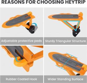 img 1 attached to Angle-Adjustable Foldable Car Door Step With Anti-Slip Design And Storage Bag - Easier Access To Vehicle Rooftop | HEYTRIP Upgrade