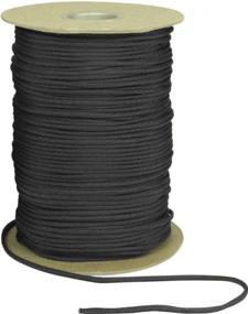 img 1 attached to 🔥 High-Quality Black Rothco Nylon Paracord - 600 Ft Spool, 550lb Strength