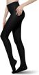 get relief with meilyla's 20-30mmhg compression pantyhose for women - opaque, closed toe tights for varicose veins support logo