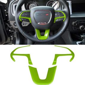 img 4 attached to Accessories Decoration 2015 2021 Challenger 2014 2021 Interior Accessories best for Steering Wheels & Accessories