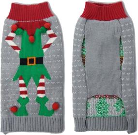 img 3 attached to HAPEE Sweaters Christmas Clothes Accessories Dogs : Apparel & Accessories