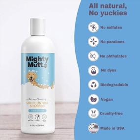 img 1 attached to Mighty Mutt Hypoallergenic De-Shedding Dog Shampoo 16 Oz - Reduce Shedding, Clean & Nourish Fresh Breeze Scent