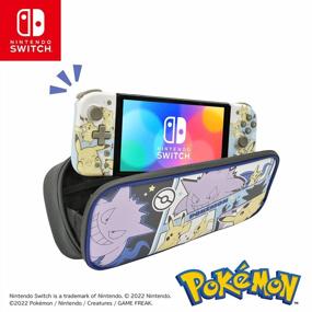 img 2 attached to Officially Licensed Nintendo Switch Cargo Pouch Compact With Pikachu, Gengar, And Mimikyu Design - Compatible With Split Pad Compact - Ideal For Travel