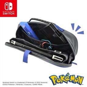 img 1 attached to Officially Licensed Nintendo Switch Cargo Pouch Compact With Pikachu, Gengar, And Mimikyu Design - Compatible With Split Pad Compact - Ideal For Travel