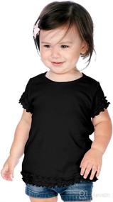 img 2 attached to Kavio Infants Lettuce Short Sleeve Apparel & Accessories Baby Girls best: Clothing