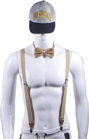 img 3 attached to 👔 Doloise Men's Accessories: Elastic Wedding Suspender Ties, Cummerbund Sets & Pocket Squares