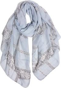 img 4 attached to GERINLY Cozy Lightweight Scarves LightPink Women's Accessories ~ Scarves & Wraps