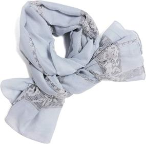 img 2 attached to GERINLY Cozy Lightweight Scarves LightPink Women's Accessories ~ Scarves & Wraps