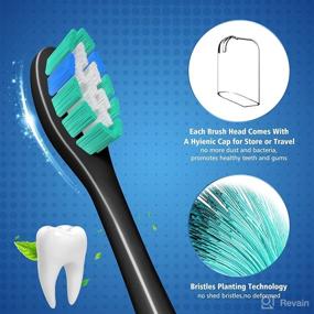 img 1 attached to 🪥 Enhanced Telesonic Replacement Electric Tooth Brush - Experience Ultimate Protection with ProtectiveClean