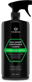 img 4 attached to TriNova Leatherette Cleaner & Conditioner: Revitalize Seats, Jackets, Pleather, 🛋️ Handbags, Sofas, Couches, Shoes, Boots & More to Maintain a Fresh-Like Appearance