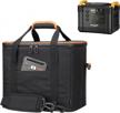 bougerv large oxford carrying case for power station 1100wh 286wh, flash-300 explorer, eb70, eb55, river max - black logo