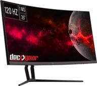 deco gear curved ultrawide monitor 35", view220, led, 3440x1440 resolution logo