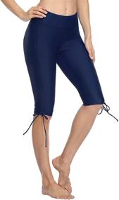 img 4 attached to 🌊 Hilor Women's Surfing Leggings: Stylish Swimwear for Active Ladies