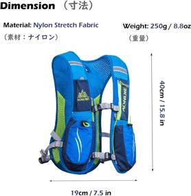 img 3 attached to TRIWONDER 5.5L Hydration Pack: Lightweight & Ideal For Trail Running, Cycling, And Hiking