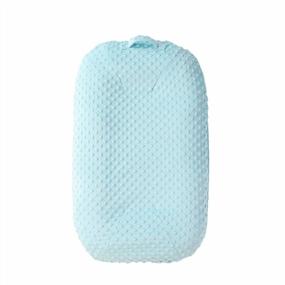 img 3 attached to Soft Minky Baby Lounger Cover With Removable Slipcover - Fits 29 X 17 X 4 Inch Infant Padded Lounger, Safe And Ultra Comfortable For Newborns - SkyBlue