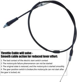 img 1 attached to Yamaha ATV Throttle Cable - Bear Tracker 250, 🏍️ Wolverine 350, YFM350FX, Kodiak 400, YFM400FW, Big Bear 350 - 4KB-26311-00-00