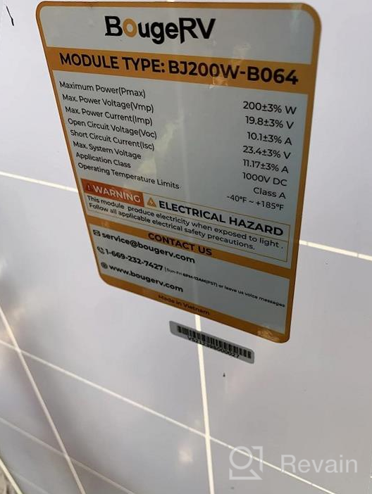 img 1 attached to BougeRV 9BB 100 Watts Mono Solar Panel,21.9% High Efficiency Half-Cut Cells Monocrystalline Technology Work With 12 Volts Charger For RV Camping Home Boat Marine Off-Grid review by Steven Harper