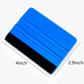 img 3 attached to Transform Your Car With Our Ultimate Vinyl Wrap Starter Kit: Featuring A 7 In 1 Trimming Squeegee, Plastic Felt Squeegees, Retractable Utility Knife, And 10 Snap-Off Blades