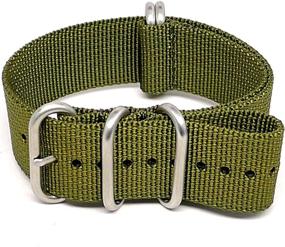 img 3 attached to 🕒 DaLuca Men's Watches: Ballistic Nylon Military Watch Bands