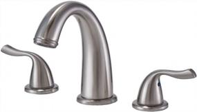 img 4 attached to Upgrade Your Bathroom With VALISY'S Solid Brass Brushed Nickel Sink Faucet!