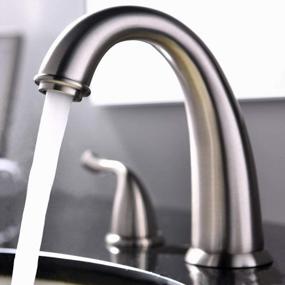 img 1 attached to Upgrade Your Bathroom With VALISY'S Solid Brass Brushed Nickel Sink Faucet!