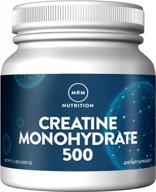 mrm nutrition creatine monohydrate 500 - 100% micronized amino acids for muscle recovery, energy production & performance. keto & low-carb friendly powder with 100 servings logo