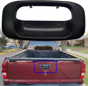 img 3 attached to ImUfer 15228541Tailgate Handle Bezel Trim For Chevy Silverado/GMC Sierra 1500 2500 3500 1999-2007,GM Gas /Duramax 6.6 2001-2007 Replace 15228539, 15046512, 19120859, 76106