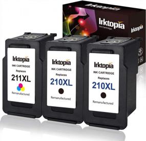 img 4 attached to 3 Pack Remanufactured Ink Cartridges for Canon PG 210XL & CL 211XL - Black and Color Combo - Compatible with Canon IP2700 IP2702 MP240 MP250 MP270 MP280 MP490 MP495 MP499 MX320 MX350 MX360 MX420