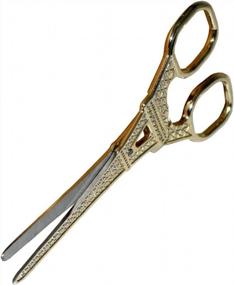 img 3 attached to European Eiffel Tower Design Gold Scissors With Blunt Tip For Safe Crafting And Daily Use - BROSHAN