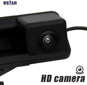 img 3 attached to 🎥 USTAR 1080P HD Tailgate Handle Rear View Backup Camera for BMW X1 X5 E39 E53 E82 E88 E84 E90 E91 E92 E93 E60 E61 E70 E71 E72 2002-2011 | Night Vision IP68 Waterproof