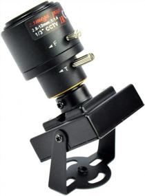 img 1 attached to Vanxse CCTV 960H 1000TVL HD Мини-шпионская камера безопасности 2,8-12 мм Варифокальный объектив Внутренняя камера наблюдения