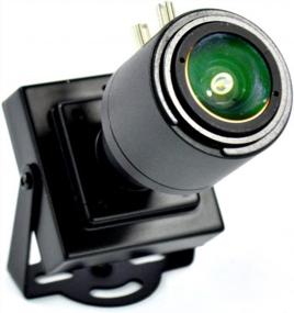 img 4 attached to Vanxse CCTV 960H 1000TVL HD Мини-шпионская камера безопасности 2,8-12 мм Варифокальный объектив Внутренняя камера наблюдения