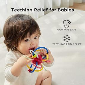 img 2 attached to Relieve Your Baby's Teething Pain with BC Babycare Rotatable 👶 Teething Toys - Lightweight, Colorful & Suitable for Babies 0-12 Months