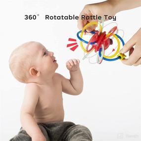 img 3 attached to Relieve Your Baby's Teething Pain with BC Babycare Rotatable 👶 Teething Toys - Lightweight, Colorful & Suitable for Babies 0-12 Months