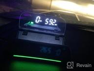 img 1 attached to Upgrade Your Car Experience With ACECAR'S Digital Heads Up Display - Accurate Speedometer, RPM, Water Temperature, And More! review by Robert Castro
