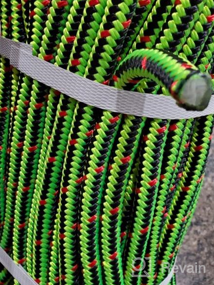 img 1 attached to 150Ft Perantlb Double Braid 16-Strand Polyester Arborist Climbing Rope For Fire Rescue, Parachuting, Boating, And More: Pre-Shrunk, Heat-Stabilized & Durable review by Jeff Remol