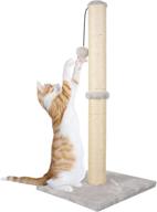 🐱 premium 28-inch tall cat scratching post with natural sisal rope and sturdy base - yoxwibly logo