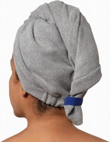 img 3 attached to AQUIS Flip Hair-Drying Tool: Water-Wicking & Ultra-Absorbent Recycled Microfiber