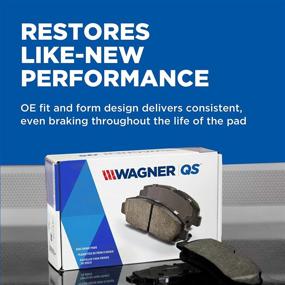 img 2 attached to 🔥 Wagner QuickStop ZD956 Ceramic Disc Brake Pad Set: High Performance and Reliable Brake Pads for Superior Stopping Power