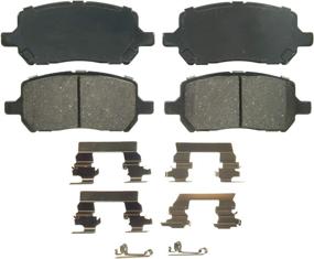 img 4 attached to 🔥 Wagner QuickStop ZD956 Ceramic Disc Brake Pad Set: High Performance and Reliable Brake Pads for Superior Stopping Power