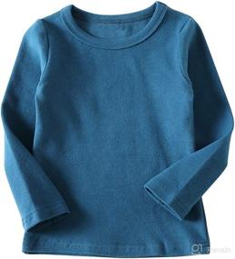 img 2 attached to KISBINI Unisex Toddler Sleeve T Shirt Apparel & Accessories Baby Girls ~ Clothing