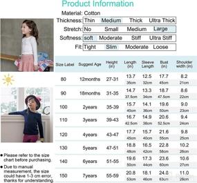 img 1 attached to KISBINI Unisex Toddler Sleeve T Shirt Apparel & Accessories Baby Girls ~ Clothing