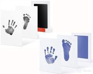 чернильные подушечки footprint newborn baby handprint логотип