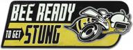 vintage dodge super bee metal sign - ready to get stung garage, shop or man cave decor by open road brands logo