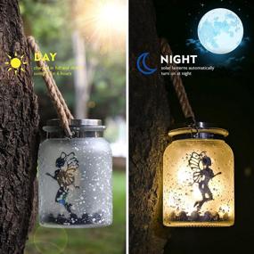 img 2 attached to Get Your Outdoor Space Glowing With Kaixoxin Solar Lantern Fairy Lights - Perfect Gift For Any Occasion!