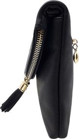 img 3 attached to Solene WU075 Black Women's Handbags & Wallets via Crossbody Bags